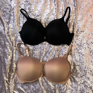 2 Olga Flirty Deep Plunge Bras